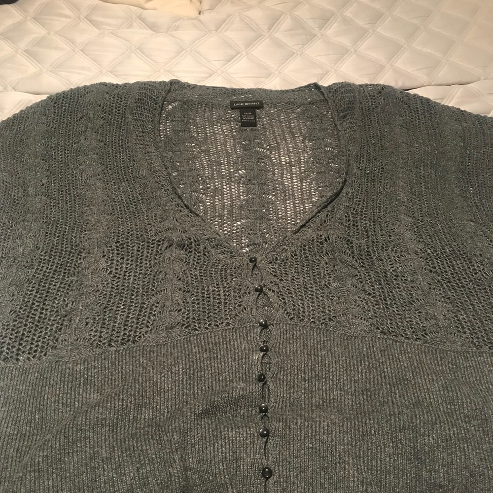 Lightweight pointelle cardigan